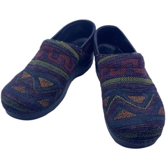 Dansko Shoes - Dansko Black Red Purple Mulesslides Size Eu